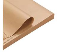 100 Pcs 12x16 Inch Unbleached Parchment Paper, Non-Stick Baking Sheets Pre-Cut for Roasting Grilling Air Fryer Steaming, Natural Brown Greaseproof Paper for Cookies Bread Cake Pan Liners