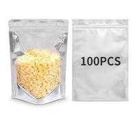 100 Pcs 15 * 22cm Large Mylar Bags Smell Proof Bags, Packaging Pouch Bag
