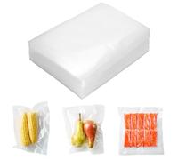 100 PCS - 15x20cm Vacuum Food Sealer Bags, LIUCONGBD Commercial Grade Textured Vacuum Sealer Bags, BPA Free and Heavy Duty Embossed Piping Bags for Food Storage and Sous Vide PreCut Cooking