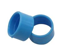 100 Pcs 16/18/20mm Plastic Clip-On Poultry Leg Bands for Chicken and Duck Feeding Supplies, Leg Band Identification.
