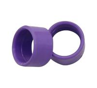 100 Pcs 16/18/20mm Plastic Clip-On Poultry Leg Bands for Chicken and Duck Feeding Supplies, Leg Band Identification.