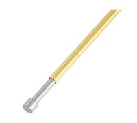 100 Pcs 2.5mm Diameter Flat Tip Spring Testing Probe Pin