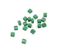 100 pcs 2 Pin Screw Green PCB Terminal Block Connector 5mm Pitch BIANMTSW