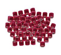 100 Pcs 2022 Aluminium Dove Racing Pigeon Foot Rings Bands 8mm Pink