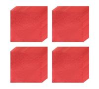 100 Pcs 20x20cm Commercial Food Wrap Sheets, Extra Large Square Aluminum Foil for Catering Bakery BBQ, Big Pastries Bread Packaging, Party Table Covers(Size:Orange Peel Surface,Color:Red)