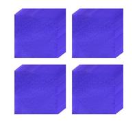 100 Pcs 20x20cm Commercial Food Wrap Sheets, Extra Large Square Aluminum Foil for Catering Bakery BBQ, Big Pastries Bread Packaging, Party Table Covers(Size:Orange Peel Surface,Color:Royal Blue)