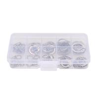 100 Pcs 304 Stainless Steel C Type Spring Elastic