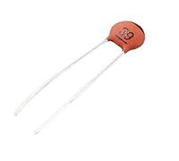 100 Pcs 39pF DC 5V DIP Ceramic Disc Capacitors Low Voltage(100 Stück 39pF DC 5V DIP Keramikscheibenkondensatoren Niederspannung Electronic devices