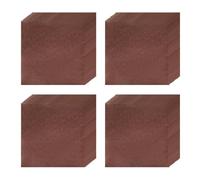 100 Pcs 4.72×4.72in（12×12cm） Extra Large Food Wrapping Papers, Square Aluminum Foil Sheets For BBQ Bakery Pastries, Big Candy Chocolate Packaging, Gift Wrap Pa(Size:Orange peel surface,Color:Brown)