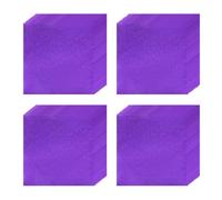 100 Pcs 5.9×5.9in（15×15cm） Extra Large Food Wrapping Papers, Square Aluminum Foil Sheets For BBQ Bakery Pastries, Big Candy Chocolate Packaging, Gift Wrap Part(Size:Orange peel surface,Color:Lavender)