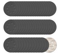 100 Pcs 5 Inch Sanding Discs Hook & Loop 8 Holes Wet Dry 800 Grit Sandpaper Silicon Carbide Sand Paper for Orbital Sander Automotive Wood Plastic Metal Polishing (100Pcs 800 Grit)