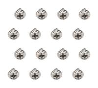 100 Pcs #6-32 Metal PC Case Screws 6mm Silver Textured Head | Head Design, Replacement-ready Hardware for Computer Chassis Upgrades, Repairs, System Integrators and Workshop Bench Use