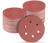 100 PCS 6 Inch Sanding Discs 1500 Grit, 6 Hole Hook and Loop Sandpaper, Round Orbital Sand Paper Discs for Sander