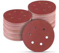 100 PCS 6 Inch Sanding Discs 600 Grit, 6 Hole Hook and Loop Sandpaper, Round Orbital Sand Paper Discs for Sander