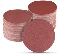 100 PCS 6 Inch Sanding Discs, No Hole Hook and Loop Sandpaper 20 x 60 80 120 240 400 Grit Set, Round Orbital Sand Paper Discs for Sander