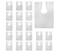 100 Pcs 60 x 90cm Disposable Hair Capes Waterproof Plastic Hairdressing Shawls Transparent Barber Hair Cutting Shoulder Capes for Salon Home Hairdresser Haircut