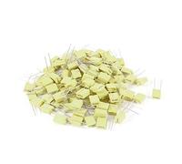 100 Pcs 63V 0.47uF 470NF Radial Lead Box Type Film Correction Capacitors Yellow(100 Stücke 63-V 0,47 uF 470NF Radial B-leikasten Typ Film Korrekturkondensatoren Gelb Electronic Accessories