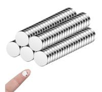 100 Pcs 8 mm x 2 mm Mini Magnets,Round Neodymium, Small Craft Magnets, Whiteboard, for Fridge, Crafts, Kitchen, Cabinet, DIY, Tools