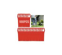 100 Pcs 83mm Plastic Grass Trimmer Blades for Einhell Cordless Strimmer - Replacement Lawn Mower Blades (Red)
