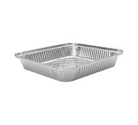 100 PCS - 9" x 9" x 1.5" Aluminium Foil Pans With Lids, Heavy Duty Square Foil Trays, Disposable Foil Food Containers, Large Foil Trays For Party Storing Baking Cooking Takeaway (1500 ML)