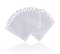 100 Pcs A4 Clear Self-adhesive Bags 23x36CM Clear Cellophane Cello Bag A4 Self Sealing Cellophane Display Bags/Sealable Bags, Food Safe, A4 Cello Bags OPP for Cookies,Cards,Pictures (A4)