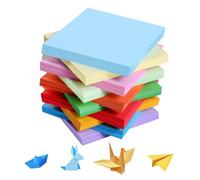100 PCS A5 Colored Paper, DIY Arts Handmade Origami Rainbow Pastel Coloured Card Printer & Drawing Card More Fun Crafting Decorating Folding Papers 70gsm Origami Paper for Beginners DIY Arts