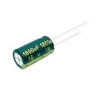 100 PCS Aluminum Electrolytic Capacitor 10V 1800UF 16V 10 * 20MM