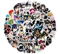 100 Pcs Anime Black Clover Stickers for Laptop,Bumper,Skateboard,Water Bottles,Computer,Phone,Anime Sticker Pack for Kids/Teen