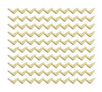 100 PCS Antique Metal Albums Corner Protectors Wedding Scrapbooking Memorial Journal or Photo Collection Book Photo Album Metal Corner Pieces