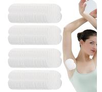 100 Pcs Armpit Sweat Pads, Disposable Underarm Sweat Patches, Self Adhesive Invisible Shields Pads, Antiperspirant Absorbent Odour Blocker Pads for Men & Women Sports Daily Wear