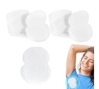 100 Pcs Armpit Sweat Pads, Underarm Sweat Pads for Women Men, Disposable Underarm Sweat Pads, Odour Free Invisible Comfortable Super Absorbent Pad, Fights Hyperhidrosis