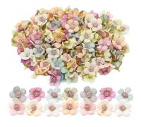 100 Pcs Artificial Flower Heads Multi-color Artificial Daisy Flowers Heads Fake Mini Silk Artificial Flowers Small Fake Flowers Heads for Craft DIY Wreath Gift,Wedding Art Party Home Garden Decoration