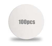 100 Pcs Baking Parchment Circles, 8 Inch Non-Stick Patty Papers, Silicone Coated Paper Sheets for Cooking, Steaming