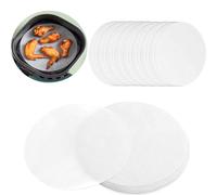 100 Pcs Baking Parchment Paper, Round Cake Liner Baking Circles Non Stick Greaseproof Baking Sheets Paper for Cake Tin Liners, Cooking, Air Fryer, Oven, Springform Cake Tin, Tortilla Press (8 Inch)