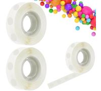 100 PCS Balloon Glue Dots, Removable Balloon Sticky Spots,Extra Strong Glue Dots Double Sided for Birthday Party Wedding Christmas Decorations and DIY Scrapbooking Craft