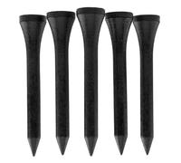100 PCS Bamboo Golf Tees | Multiple Colours & Sizes | Eco Friendly & Sustainable Bamboo Golf Tees (54mm Black)