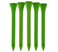100 PCS Bamboo Golf Tees | Multiple Colours & Sizes | Eco Friendly & Sustainable Bamboo Golf Tees (70mm Neon Green)