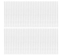100 PCS Binding Spiral 16mm Diameter 48 Loop 4:1 Pitch, High Capacity 140 Sheet A4 Spiral Binding Coil with 360° Page Rotation for Office School Presentations (Silver)