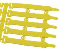 100 pcs Bird Pigeon Quail Chicken Soft foot ring Quality PVC 0.8mm 1.0mm 1.2mm 1.4mm 1.6mm Rings 5 colors(Yellow 100 pcs)