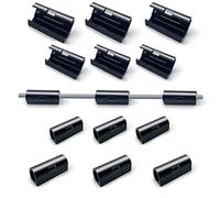 100 Pcs Black Cable Clips Self Adhesive, Cable Organisers Clip，Wire Clips Round Cable Management Holder for Cable Tidy Clips Desk Office and Home (100Pcs)