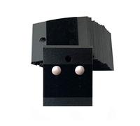 100 Pcs Black Earring Display Cards Velvet Plastic Earring Card Holder Hanging Earring Display Cards Jewelry Display Cards Organizer Earring Tags for Jewelry Earrings Ear Studs Display(1.7x2)