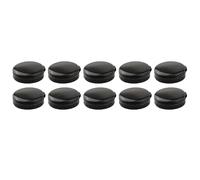 100 Pcs Black Hinged Screw Cover Caps for M5 Screw Heads, 5mm Inner Diameter, 13mm Outer Diameter, Plastic Protective Caps for Shutters, Washers, License Plates, Railings, Kitchen Furniture