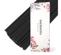 100 Pcs Black Reed Diffuser Sticks, Reed Sticks 4mm Thick Fibre for Diffuser Scent, 28 cm Long Diffuser Stick Replacement Fragrance for Bedroom Home, Office