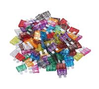 100 Pcs Blade Kit 2A 3A 5A 7.5A 10A 15A 20A 25A 30A 35A RV Standard Set for Car Protection