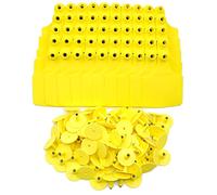 100 Pcs Blank Cattle Ear Tags TPU Livestock Identification Cards for Cattle