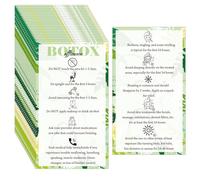 100 Pcs Botox Aftercare Card 2x3.5 Inch Facial Aftercare Instruction Skincare Reminder Beauty Professional Aftercare Cards of Esthetician Spa Aftercare Materials Supplies