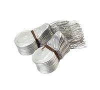 100 Pcs Bow Wire Aluminium Needle Threaders Stitch Insertion For Hand Machine Sewing Tool Sewing Quilting Craft - Silver Durable and Deft