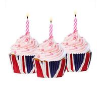 100 Pcs British Flag Pattern Mini Cupcake Liners Colorful Paper