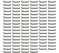 100 Pcs Brooch Pins 32mm Bronze Bar Pins Metal Safety Pins for DIY Corsage, Name Tags, Jewelry Making