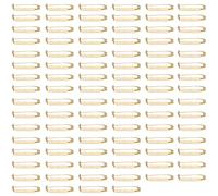 100 Pcs Brooch Pins 32mm Gold Bar Pins Metal Safety Pins for DIY Corsage, Name Tags, Jewelry Making
